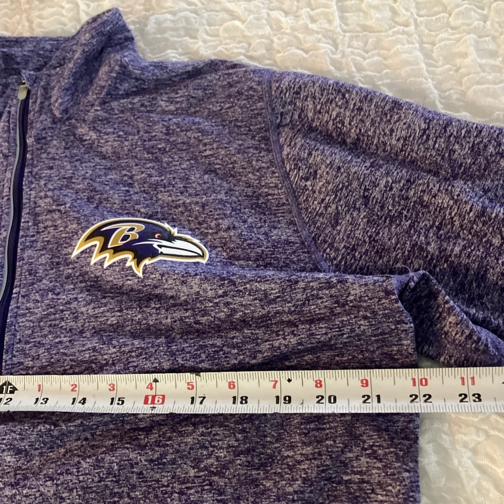 Baltimore Ravens Pullover Womens XL Purple Nike Dri-Fit 1/4 Zip Team Apparel NFL - Picture 4 of 8